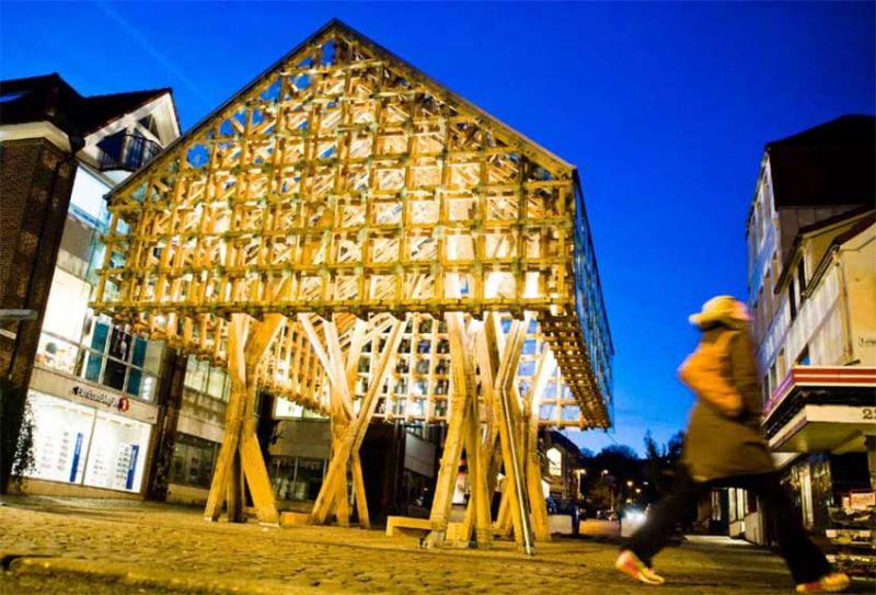 Norwegian wood & the lantern pavilion / awp & atelier oslo