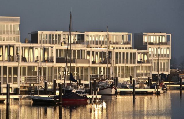 Modern Houseboats in the Netherlands
