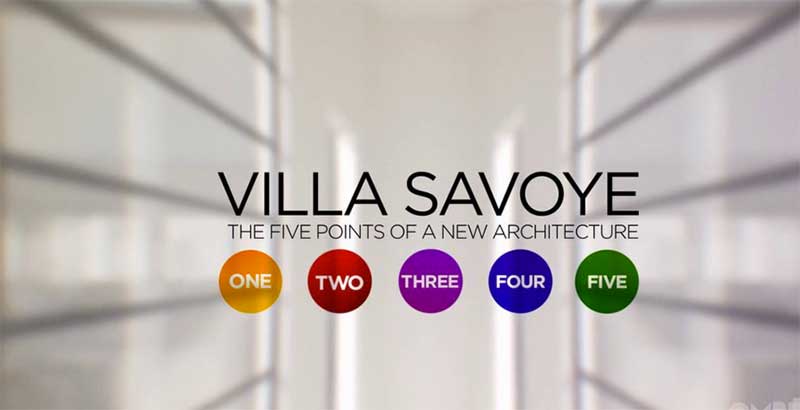 Villa Savoye: The five points of architecture