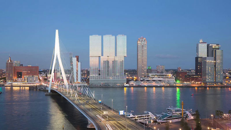 Koolhaas : De Rotterdam is a “dynamic presence in the city”