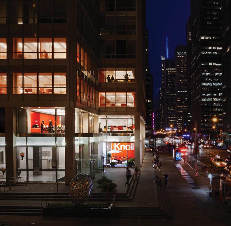 Knoll new york flagship showroom, offices and shop / aro
