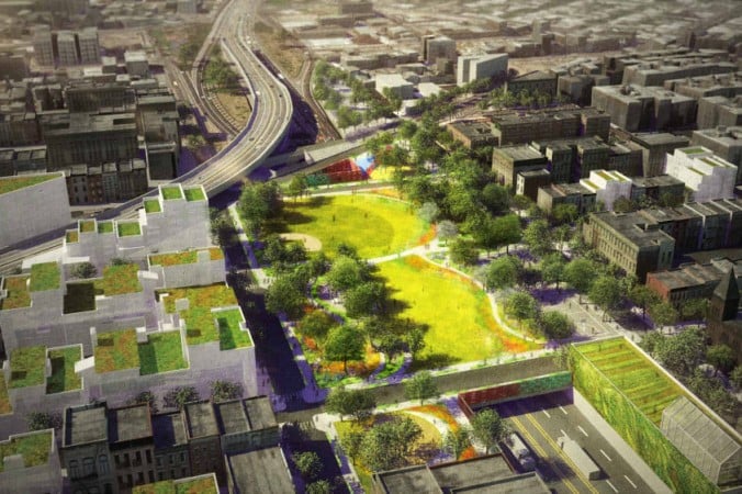 Addressing infrastructure problems with landscape architecture