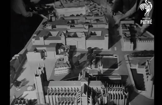 Coronation Model Aids Architects - 1952