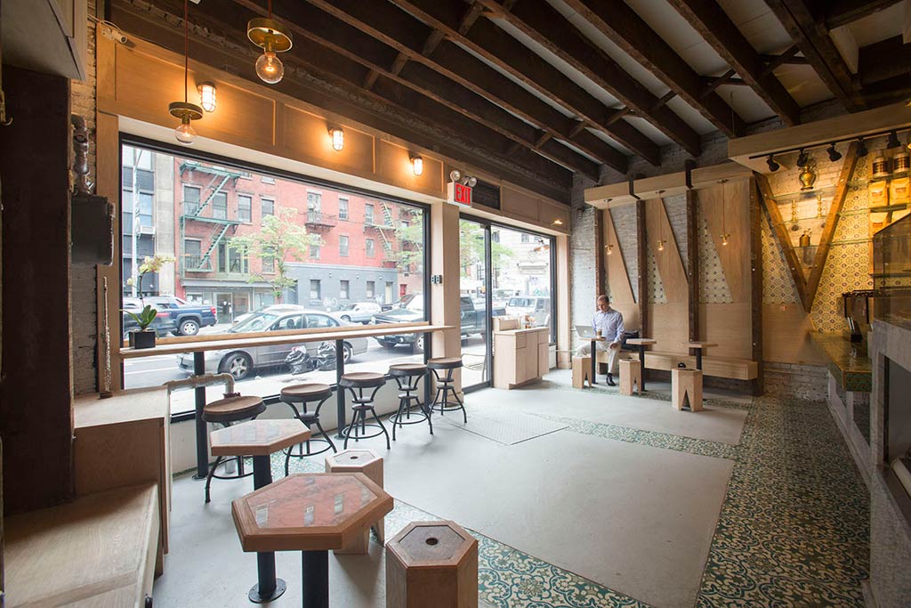 Espresso bar in soho, new york / studio vural