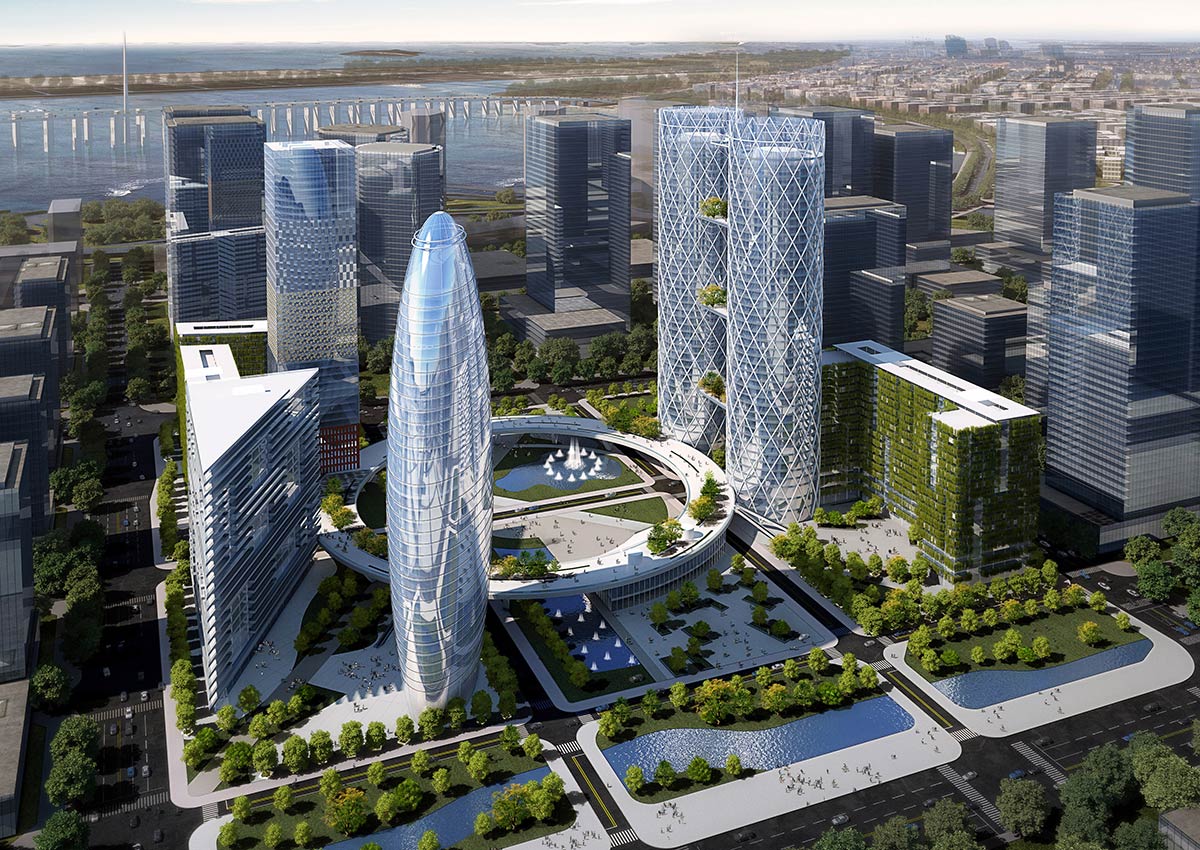 Shenzhen qianhai exchange plaza / andrea maffei architects s. R. L.