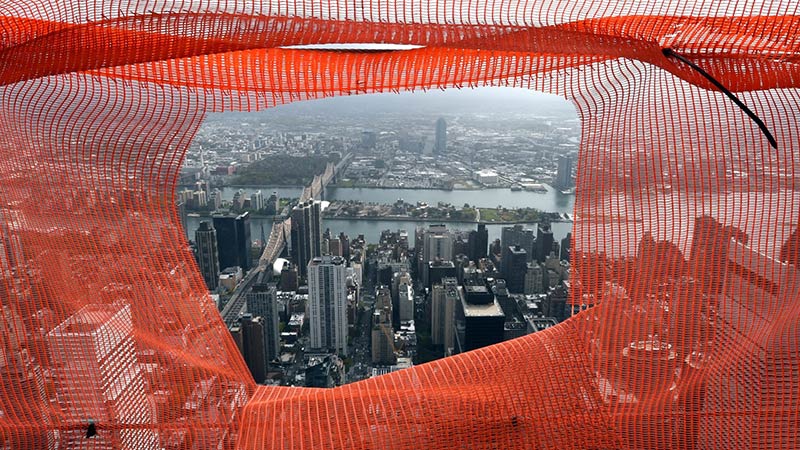 A view of new york city from the 75th floor of 432 park avenue