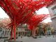 Neon nest … the €400,000 centrepiece of Mons Capital of Culture has now been dismantled for fear of collapse