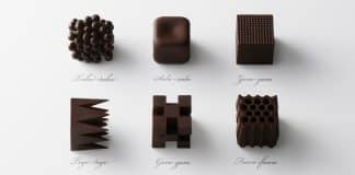 These striking chocolates were created by Japanese design studio Nendo