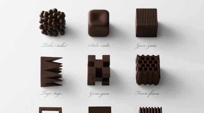 These striking chocolates were created by Japanese design studio Nendo