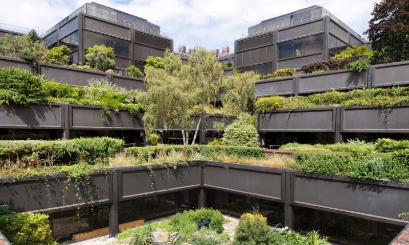 ‘the hanging gardens of basingstoke’ – aka gateway house – is among 14 newly listed postwar office building