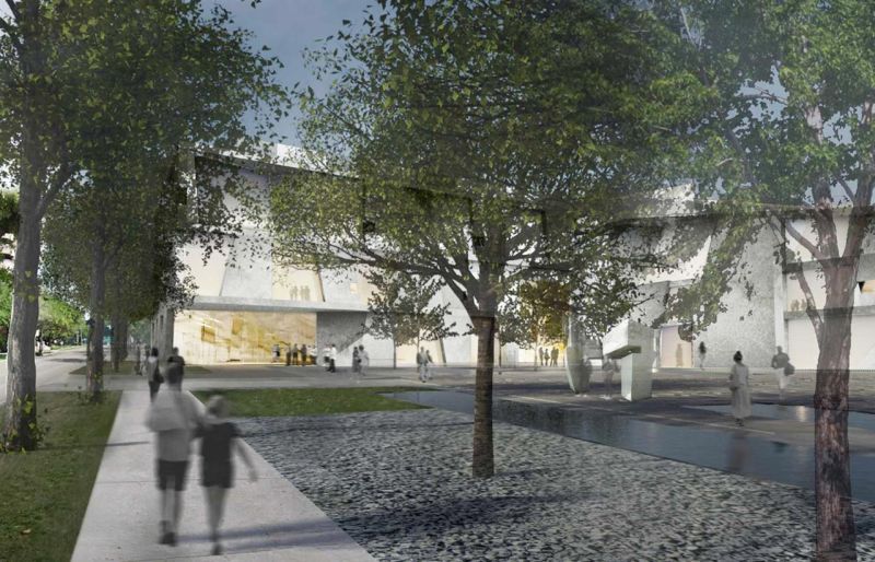 A new redevelopment plan  for the museum of fine arts in houston