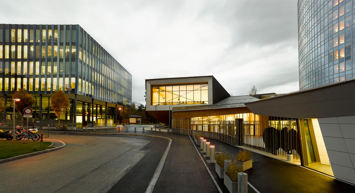Wipo conference hall, switzerland / behnisch architekten