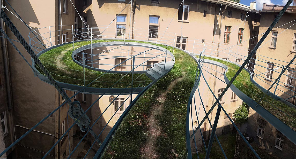 Walk-on balcony, Poland / Zalewski Architecture Group