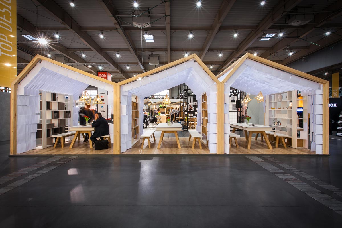 Human Touch Group Pavilion at Arena Design fair / mode:lina architekci
