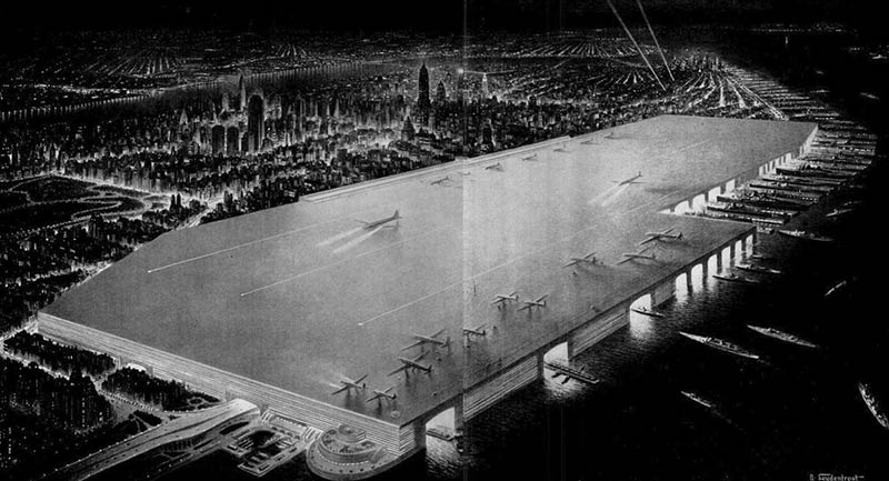 Nyc’s 1940s ‘dream airport’ would have been on a giant midtown rooftop