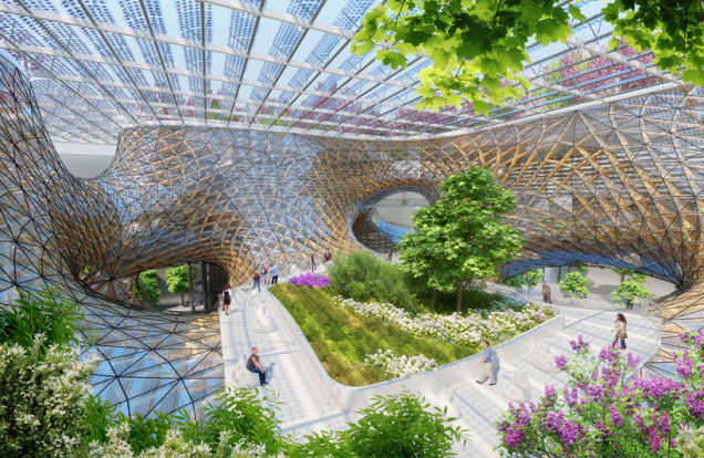 This futuristic megamall wants to make shopping eco-friendly