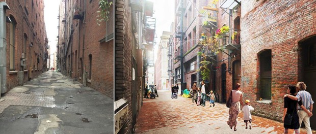Seattle's future alleys look like paradise
