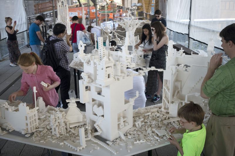 Artist Urges Urban Planning, With Legos