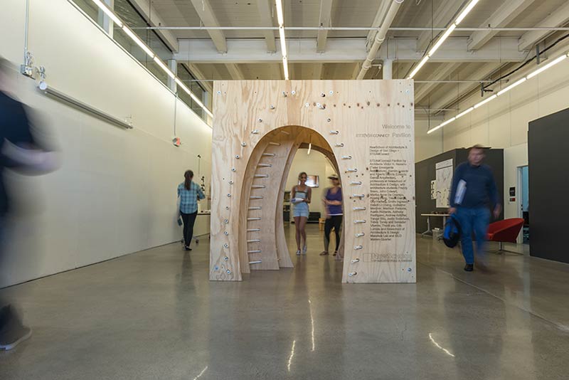 Steam pavilion / lg architects, taller emergente architecture and newschool of architecture&design