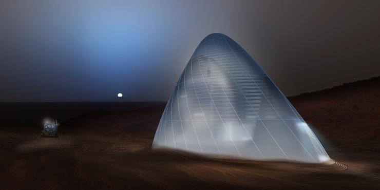 Mars Ice House wins the first prize in NASA's Mars Habitat contest