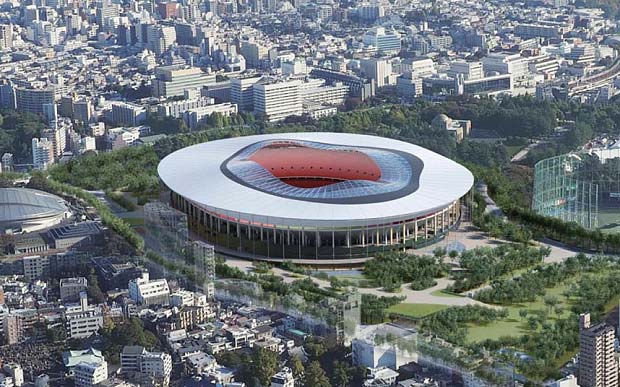 Tokyo unveils design proposals for new olympic stadium after dropping british architect