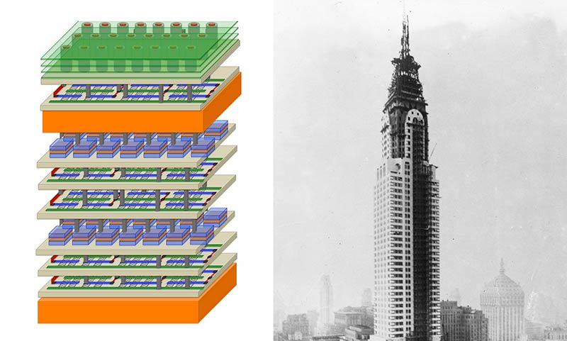 What the computer chip of the future shares with skyscrapers of 100 years ago
