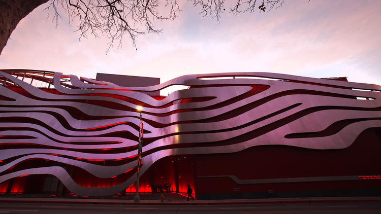 Petersen automotive museum reopens with dramatic architecture