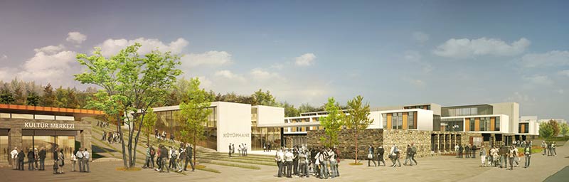 Gokceada high school campus / pab architects