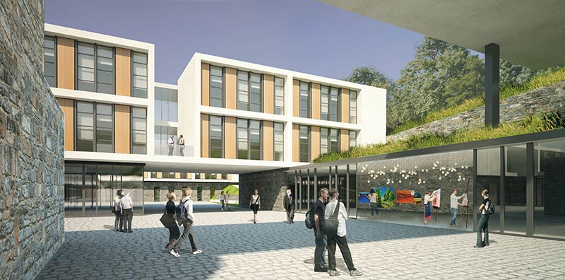 Gokceada high school campus / pab architects