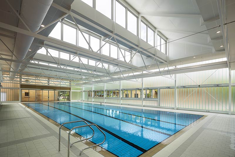 China embassy pool enclosure / townsend + associates architects