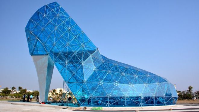 The giant glass slipper church of Taiwan