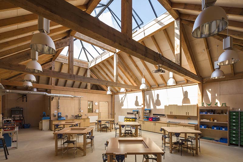 Design technology block, st james school / squire and partners