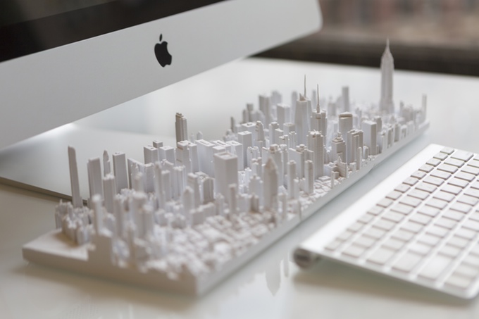 Microscape launches a Kickstarter for a detailed model of Manhattan
