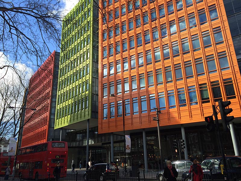 London design hotspot: the colourful Central Saint Giles