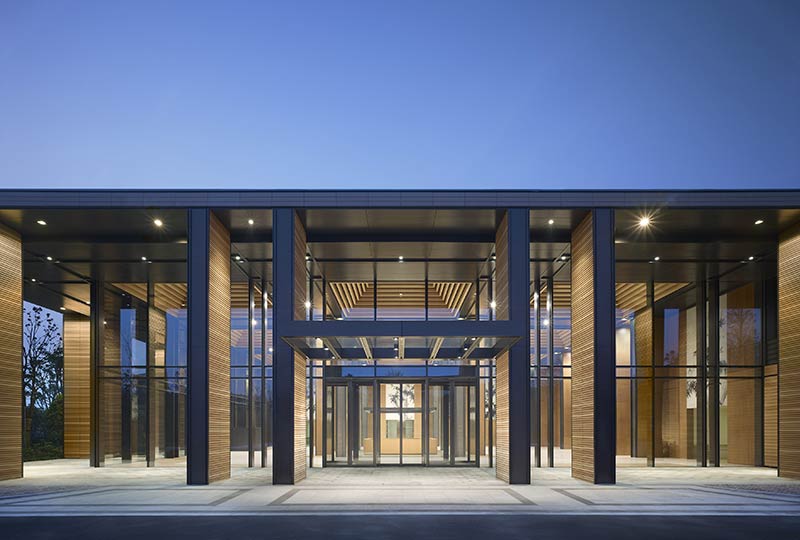 A rehabilitation clinic in the wuzhen landscape park in china completed by gmp