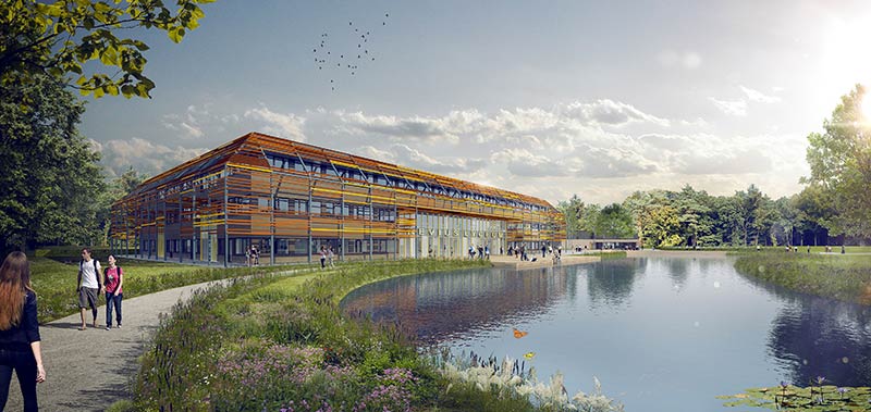 Design presented for a new education campus in Doorn, the Netherlands