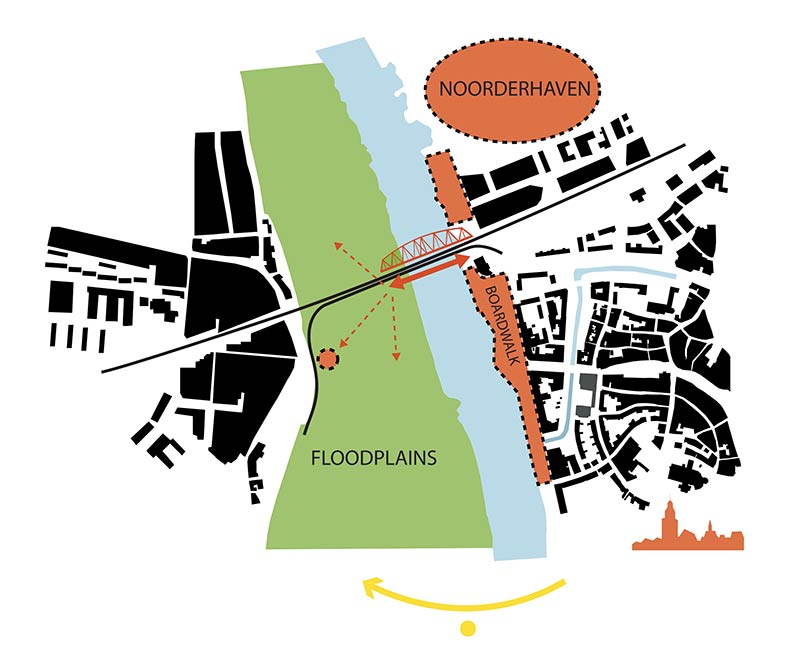 Moederscheimmoonen architects to design widening of oude ijsselbrug in zutphen, the netherlands