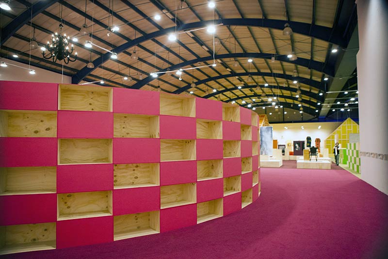 Mvrdv design netherlands pavilion at bogota book fair – and reuse it afterwards