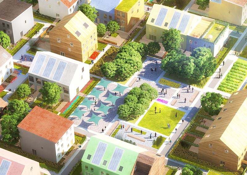 Mvrdv with traumhaus redefine affordable suburban housing