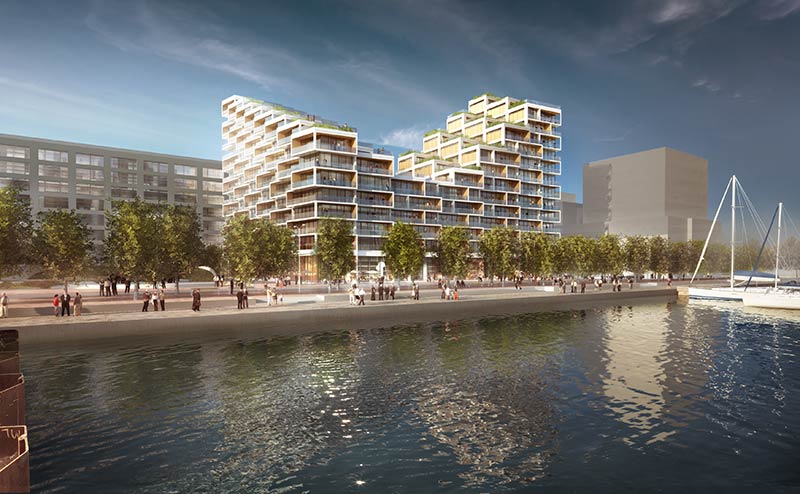 3xn designed bayside toronto establishes new vertical neighbourhood on waterfront