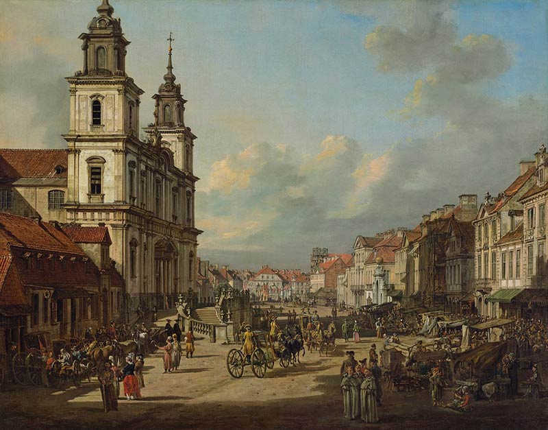 How postwar Warsaw was rebuilt using 18th century paintings