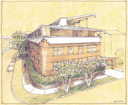 The bow window penthouse / luigi rosselli architects