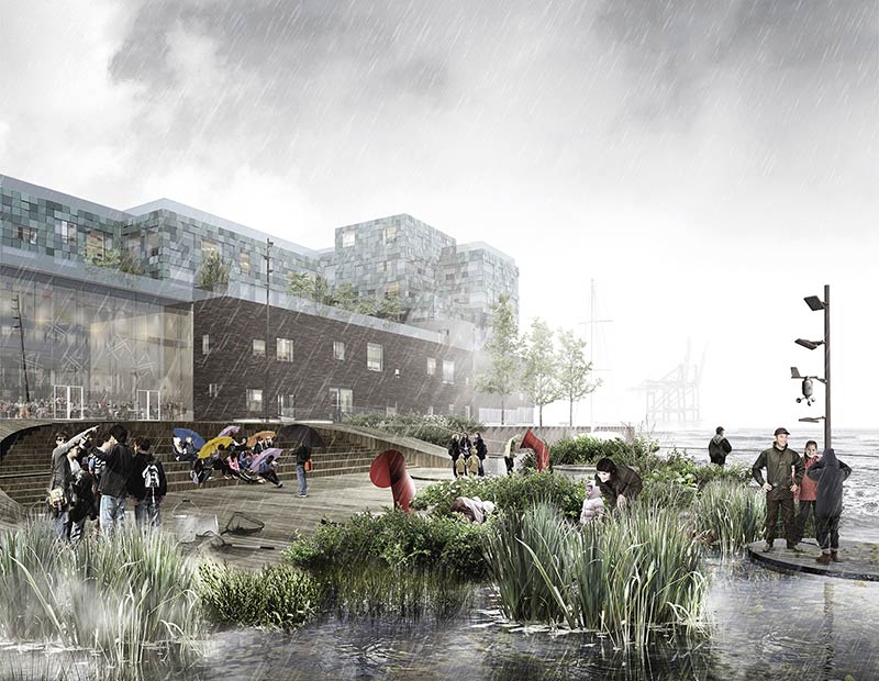 C. F. Møller landscape wins unique water and activity project in copenhagen