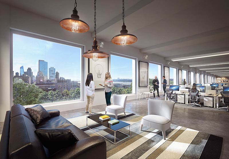 The georgetown company & rafael viñoly announce development plans for office space at 787 11th avenue, new york