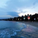 Spark transforms singapore's coastline with beach huts