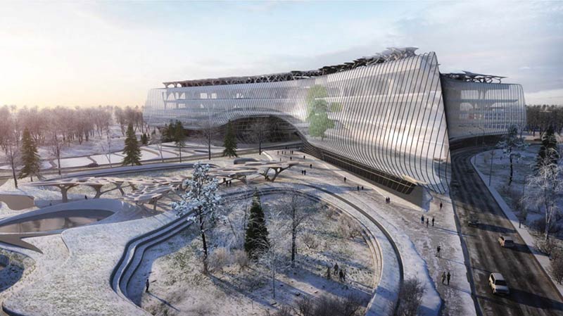 Zaha Hadid Architects wins competition to build Sberbank Technopark, Moscow