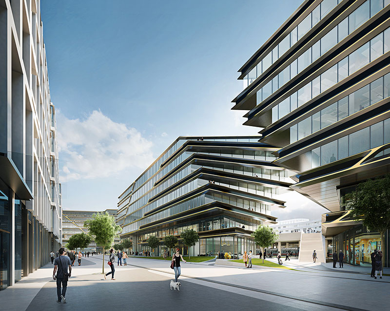 Zaha Hadid Architects to regenerate site adjacent to Prague's Masaryk Railway Station