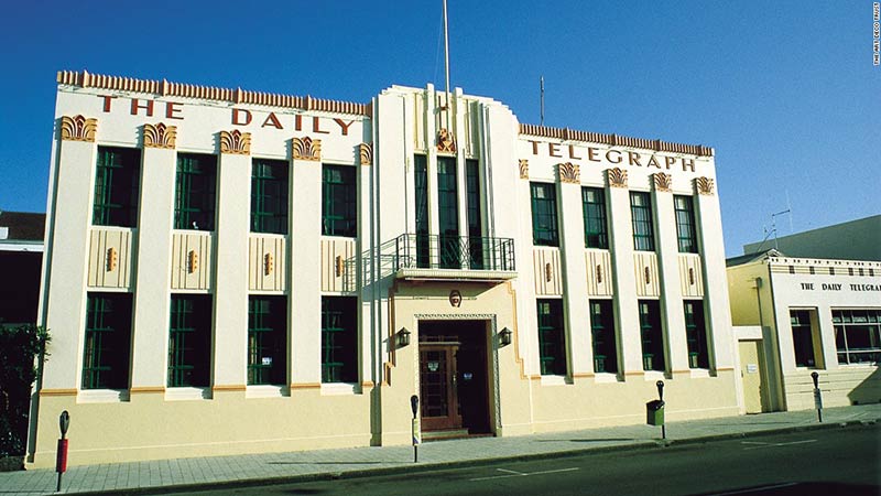 The daily telegraph building, napier, new zealand
