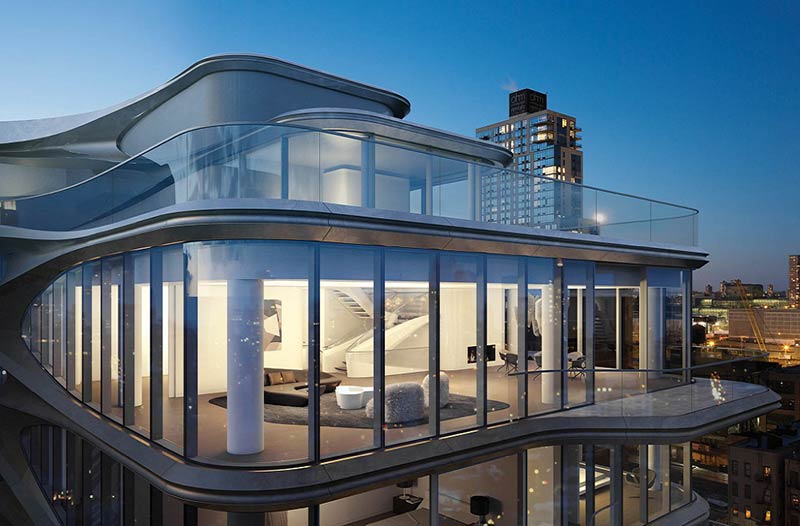 Zaha Hadid-Designed Penthouse Along The High Line Lists At $50 Million