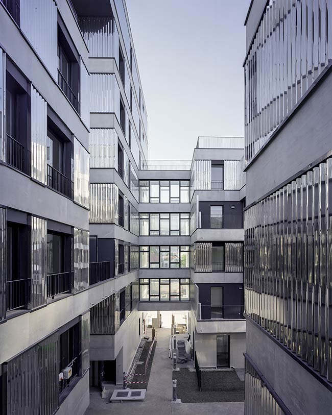 Housing in gennevilliers / christophe rousselle architects